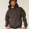 Kastenförmiger Kapuzenpullover Kastenförmiger Kapuzenpullover