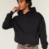 Kastenförmiger Kapuzenpullover Kastenförmiger Kapuzenpullover
