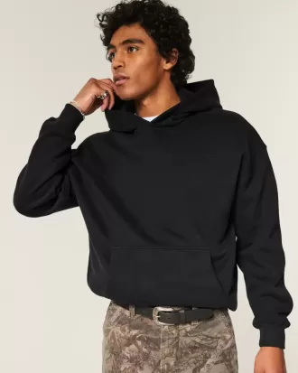 Kastenförmiger Kapuzenpullover