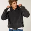 Kastenförmiger Kapuzenpullover Kastenförmiger Kapuzenpullover