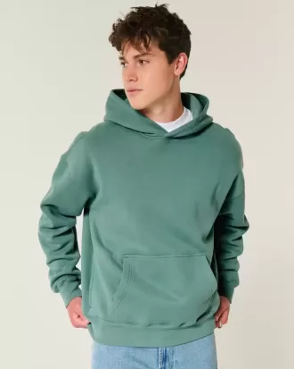Kastenförmiger Kapuzenpullover
