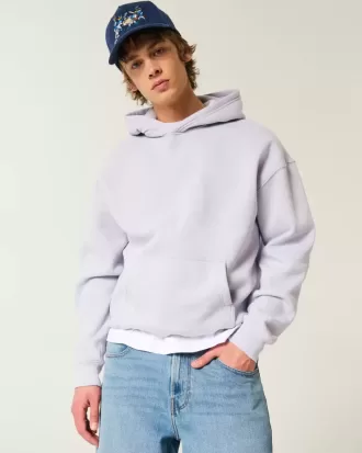 Kastenförmiger Kapuzenpullover