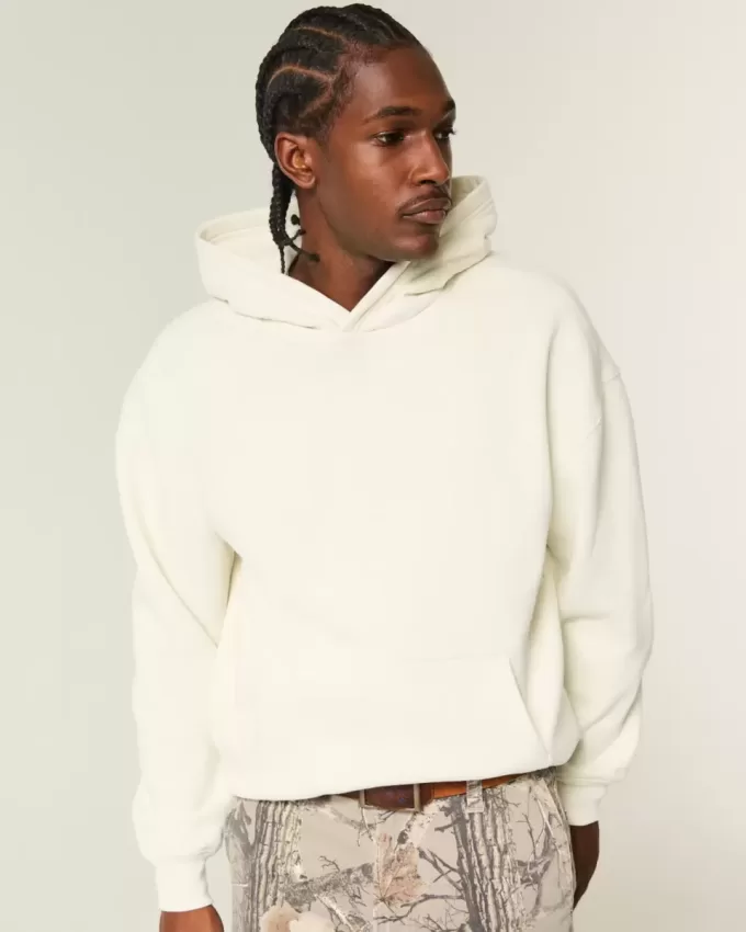 Kastenförmiger Kapuzenpullover Kastenförmiger Kapuzenpullover