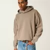 Kastenförmiger Kapuzenpullover Kastenförmiger Kapuzenpullover