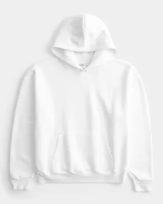 Kastenförmiger Kapuzenpullover
