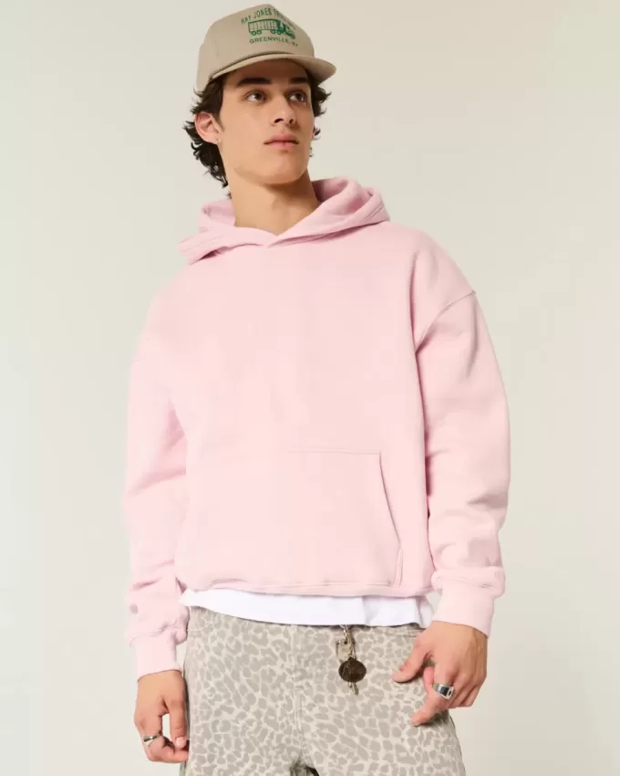 Kastenförmiger Kapuzenpullover Kastenförmiger Kapuzenpullover