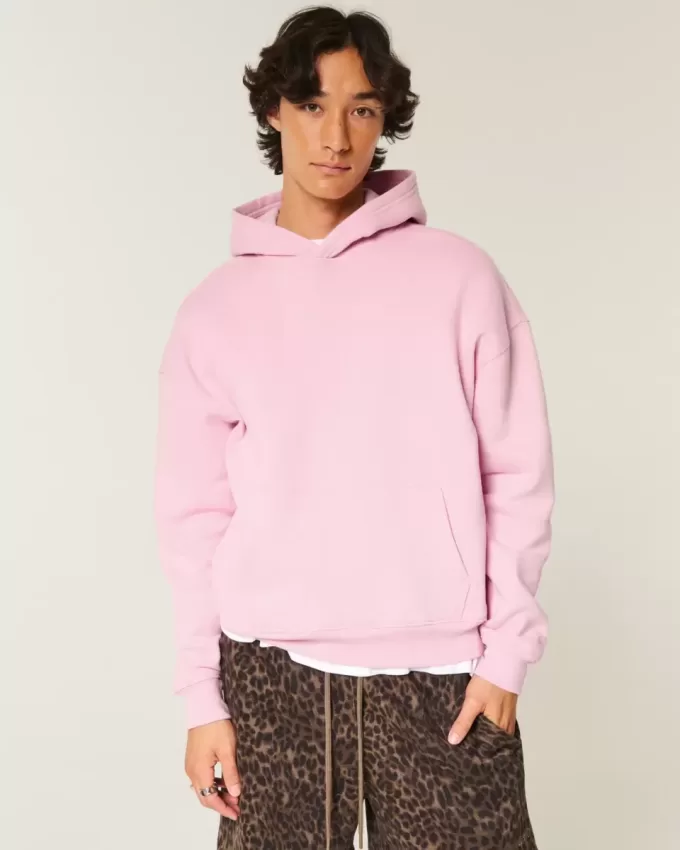 Kastenförmiger Kapuzenpullover Kastenförmiger Kapuzenpullover