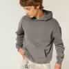 Kastenförmiger Kapuzenpullover Kastenförmiger Kapuzenpullover