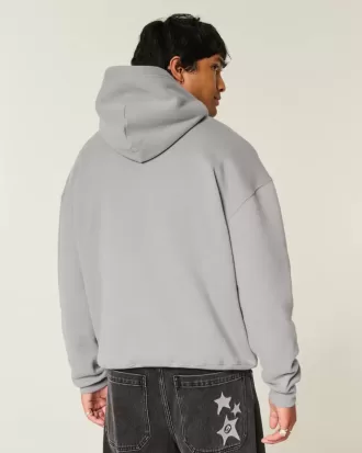 Kastenförmiger Kapuzenpullover