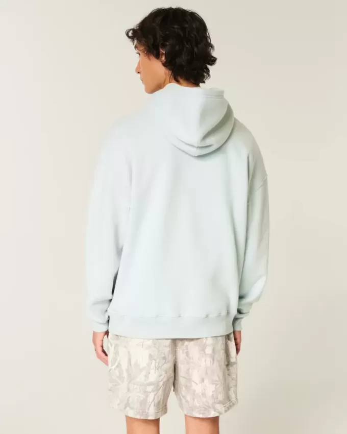 Kastenförmiger Kapuzenpullover Kastenförmiger Kapuzenpullover