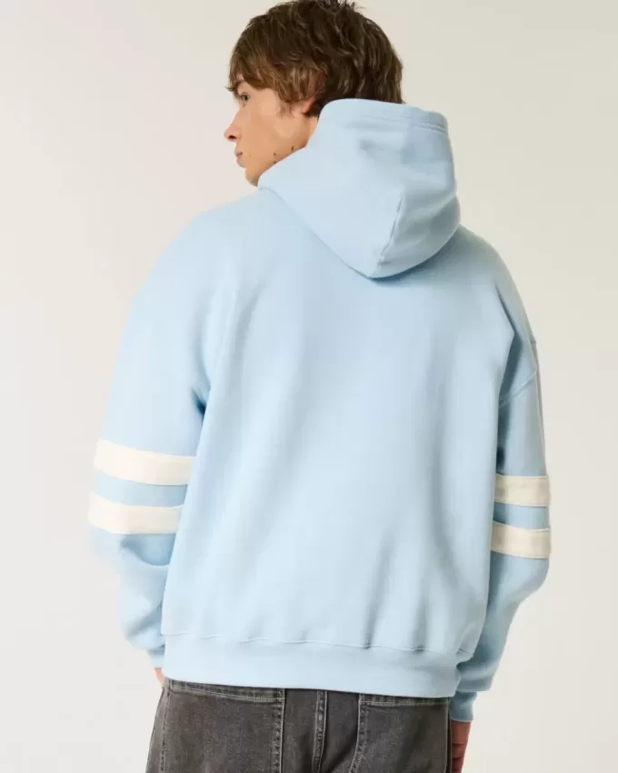 Kastenförmiger Kapuzenpullover Kastenförmiger Kapuzenpullover
