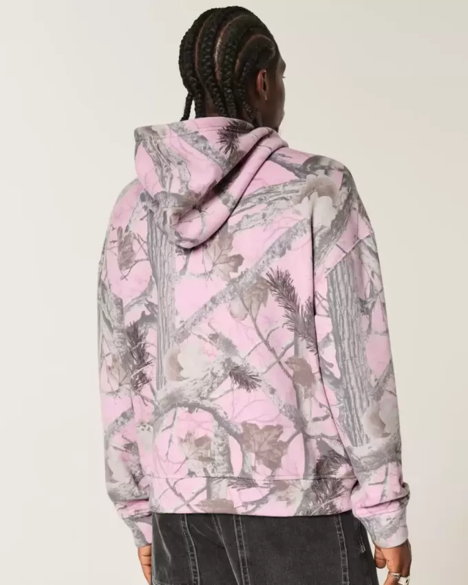 Kastenförmiger Kapuzenpullover Kastenförmiger Kapuzenpullover