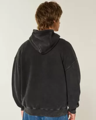 Kastenförmiger Kapuzenpullover