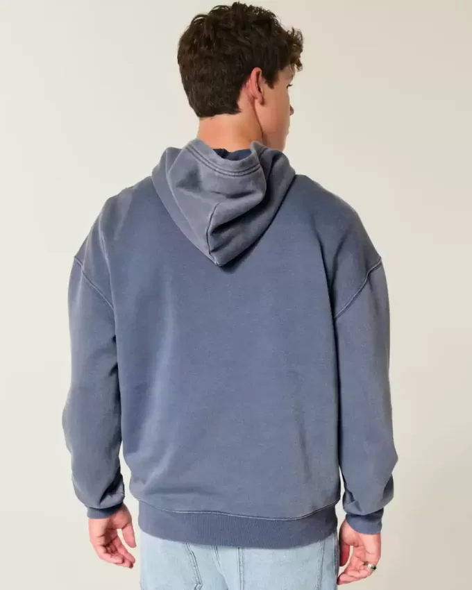Kastenförmiger Kapuzenpullover Kastenförmiger Kapuzenpullover
