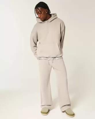 Kastenförmiger Kapuzenpullover