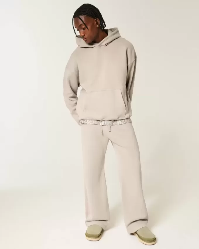 Kastenförmiger Kapuzenpullover Kastenförmiger Kapuzenpullover