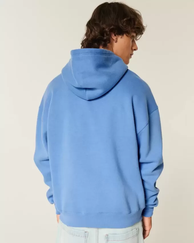 Kastenförmiger Kapuzenpullover Kastenförmiger Kapuzenpullover