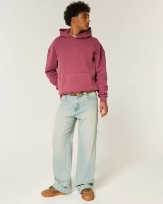 Kastenförmiger Kapuzenpullover