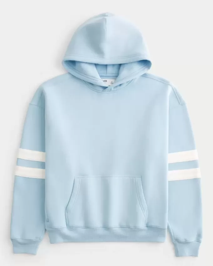 Kastenförmiger Kapuzenpullover Kastenförmiger Kapuzenpullover