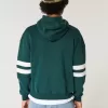Kastenförmiger Kapuzenpullover Kastenförmiger Kapuzenpullover