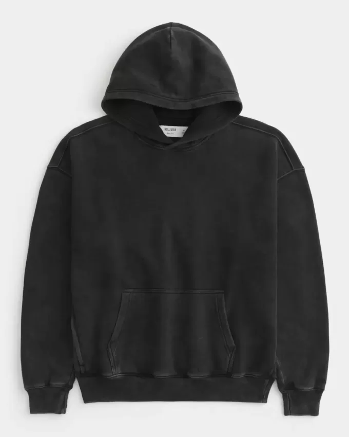Kastenförmiger Kapuzenpullover Kastenförmiger Kapuzenpullover