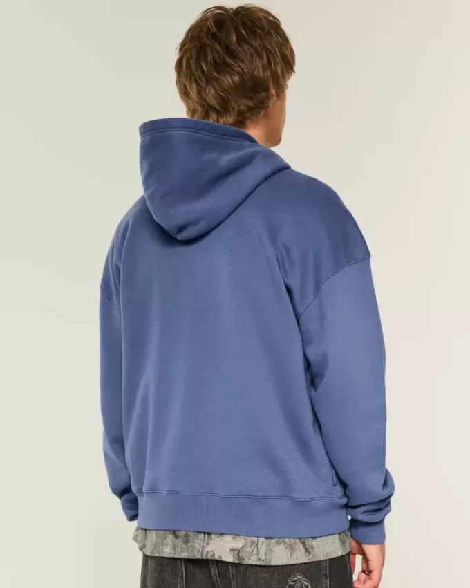 Kastenförmiger Kapuzenpullover Kastenförmiger Kapuzenpullover