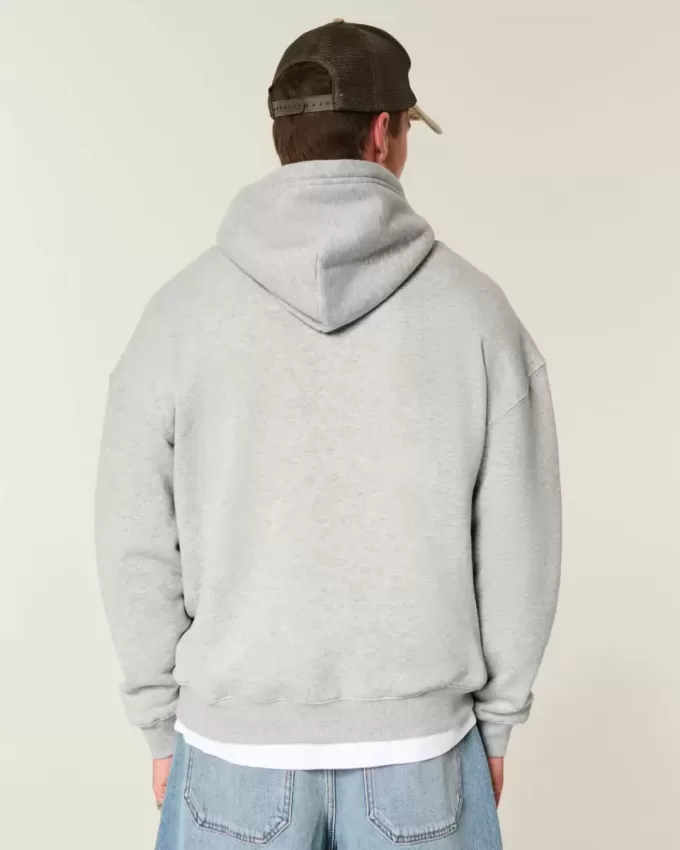 Kastenförmiger Kapuzenpullover Kastenförmiger Kapuzenpullover