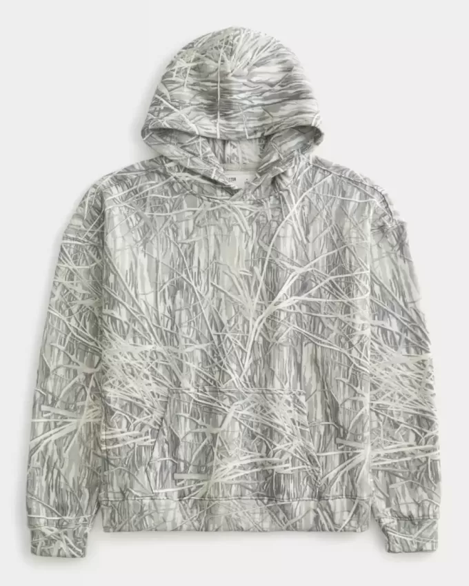Kastenförmiger Kapuzenpullover Kastenförmiger Kapuzenpullover