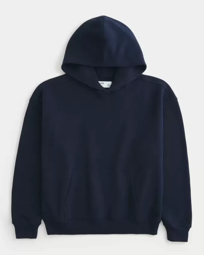 Kastenförmiger Kapuzenpullover Kastenförmiger Kapuzenpullover