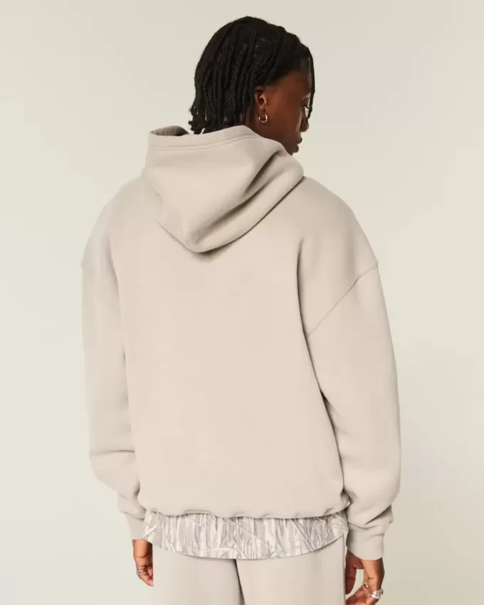 Kastenförmiger Kapuzenpullover Kastenförmiger Kapuzenpullover
