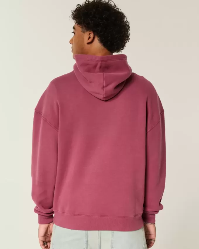 Kastenförmiger Kapuzenpullover Kastenförmiger Kapuzenpullover