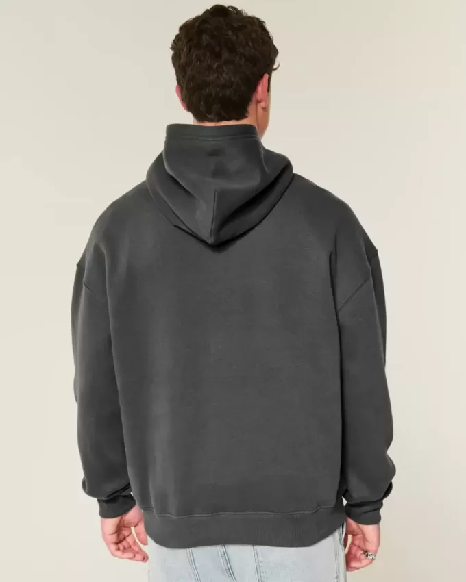 Kastenförmiger Kapuzenpullover Kastenförmiger Kapuzenpullover