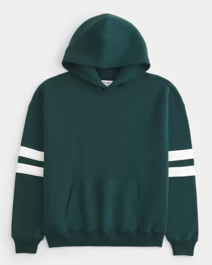Kastenförmiger Kapuzenpullover Kastenförmiger Kapuzenpullover