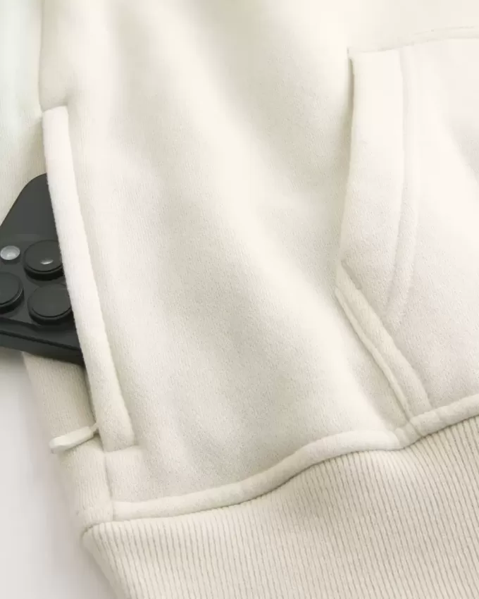 Kastenförmiger Kapuzenpullover Kastenförmiger Kapuzenpullover
