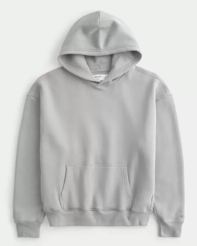 Kastenförmiger Kapuzenpullover Kastenförmiger Kapuzenpullover