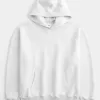 Kastenförmiger Kapuzenpullover Kastenförmiger Kapuzenpullover