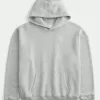 Kastenförmiger Kapuzenpullover Kastenförmiger Kapuzenpullover