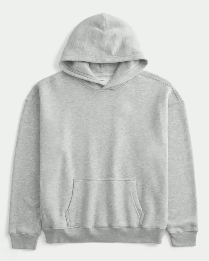 Kastenförmiger Kapuzenpullover Kastenförmiger Kapuzenpullover