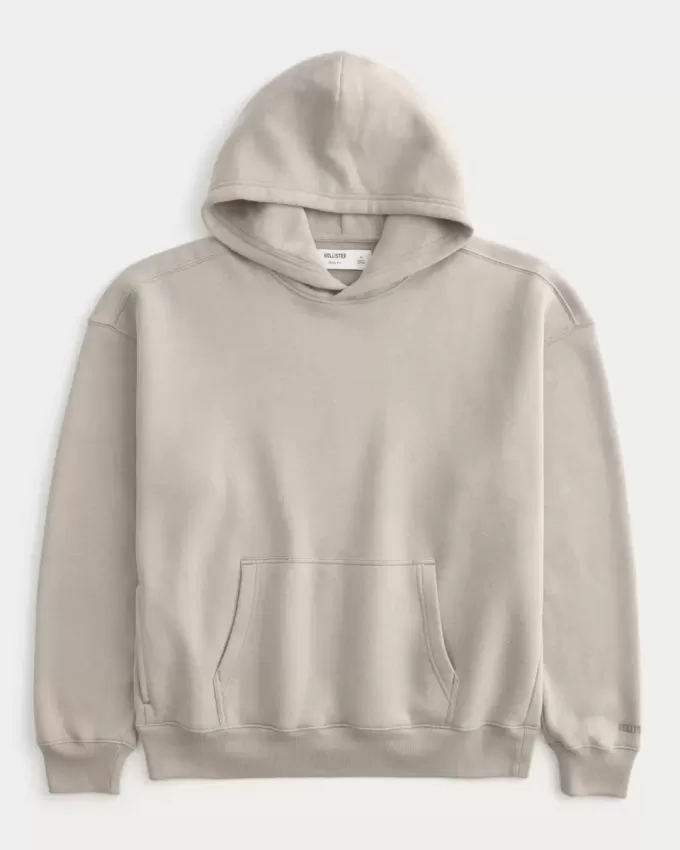 Kastenförmiger Kapuzenpullover Kastenförmiger Kapuzenpullover