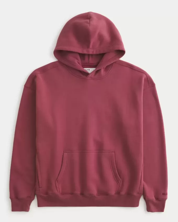 Kastenförmiger Kapuzenpullover Kastenförmiger Kapuzenpullover