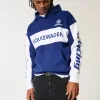 Kastenförmiger Kapuzenpullover mit Volkswagen Racing-Grafik Kastenförmiger Kapuzenpullover mit Volkswagen Racing-Grafik