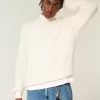 Kastenförmiger Pullover mit Viertelreißverschluss Kastenförmiger Pullover mit Viertelreißverschluss