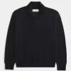 Kastenförmiger Pullover mit Viertelreißverschluss Kastenförmiger Pullover mit Viertelreißverschluss