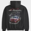 Kastenförmiger Toyota Supra-Kapuzenpullover mit Grafik Kastenförmiger Toyota Supra-Kapuzenpullover mit Grafik