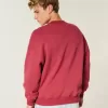Kastenförmiges Arsenal FC-Sweatshirt mit Rundhalsausschnitt und Grafik Kastenförmiges Arsenal FC-Sweatshirt mit Rundhalsausschnitt und Grafik