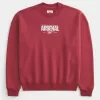 Kastenförmiges Arsenal FC-Sweatshirt mit Rundhalsausschnitt und Grafik Kastenförmiges Arsenal FC-Sweatshirt mit Rundhalsausschnitt und Grafik
