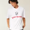Kastenförmiges Dodge Viper-Fußballtrikot mit Grafik