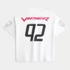 Kastenförmiges Dodge Viper-Fußballtrikot mit Grafik