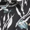 Kastenförmiges Hemd aus Leinenmischung mit tropischem Fischmuster Kastenförmiges Hemd aus Leinenmischung mit tropischem Fischmuster