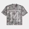 Kastenförmiges, kurzes Camo Dodge-Grafiktrikot Kastenförmiges, kurzes Camo Dodge-Grafiktrikot
